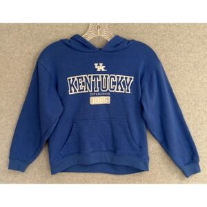 Pro Edge University of Kentucky UK Hoodie Sweatshirt Youth 8/10 Blue Long Sleeve